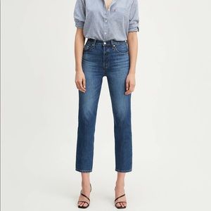 Brand New Levis 501 Cropped 25x26